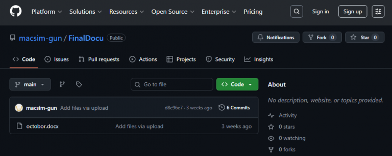 Malicious GitHub repository created by a threat actor Source : IIJ).